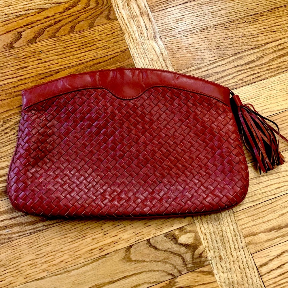 Leather clutch